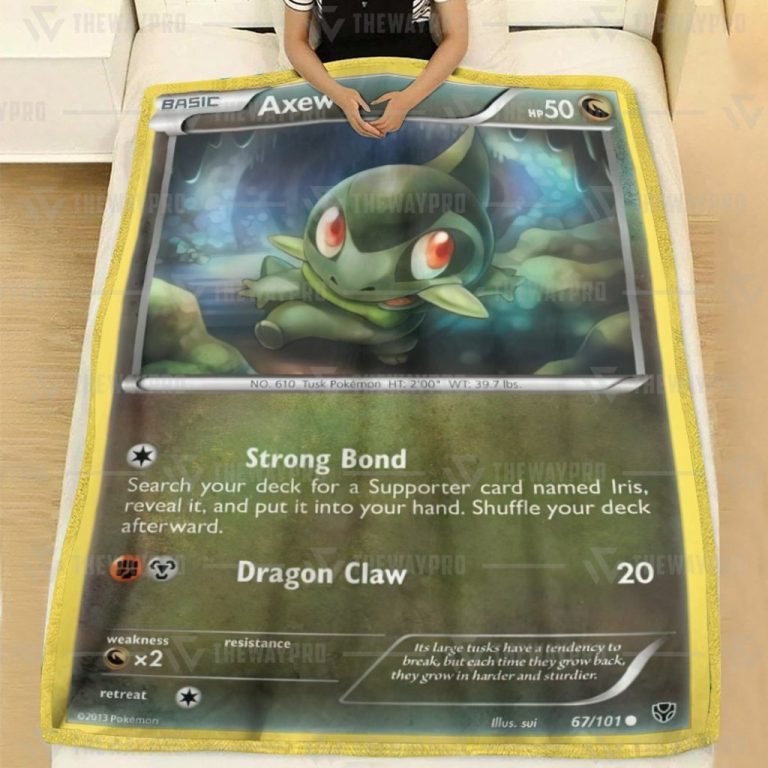 Anime-Pokemon-Axew-Blanket-1
