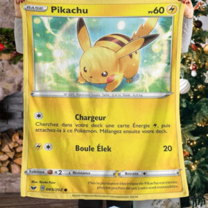 Anime Pokemon Base Pikachu Blanket