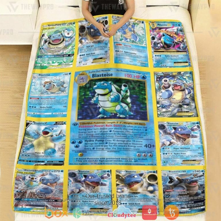 Anime-Pokemon-Blastoise-Cards-Version-2-Soft-Blanket-2