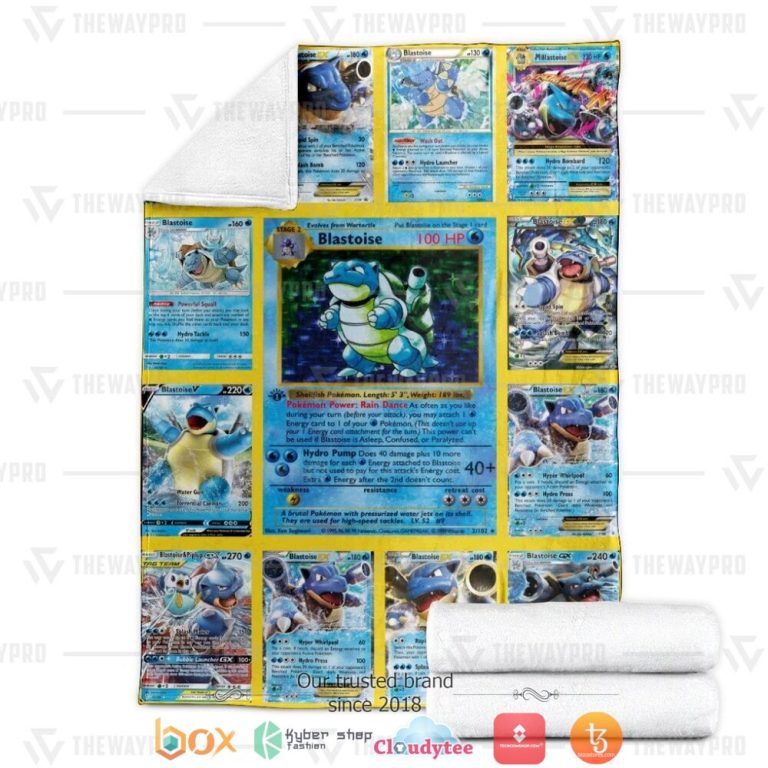 Anime-Pokemon-Blastoise-Cards-Version-2-Soft-Blanket-3