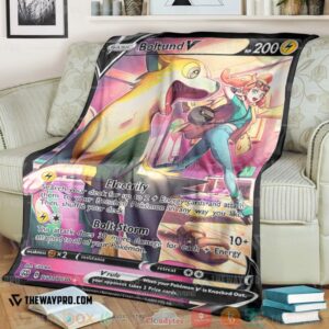 Anime Pokemon Bontund V 2022 Soft Blanket