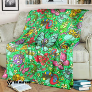 Anime Pokemon Bug Blanket