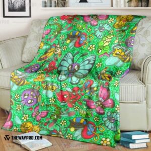 Anime Pokemon Bug Blanket 2