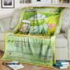 Anime Pokemon Bulbasaur 1St Edition Blanket 2
