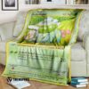 Anime Pokemon Bulbasaur 1St Edition Quilt Blanket
