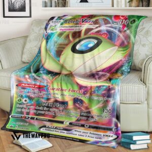 Anime Pokemon Celebi Vmax Chilling Reign Blanket