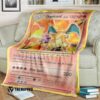 Anime Pokemon Charizard Evolutions Blanket