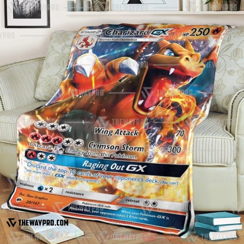 Anime Pokemon Charizard Gx Blanket 2 Anime Pokemon Charizard Gx Blanket 2