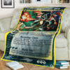 Anime Pokemon Charizard Star Gold Star Dragon Frontiers Soft Blanket