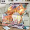 Anime Pokemon Charizard Vmax Darkness Ablaze Custom Soft Blanket
