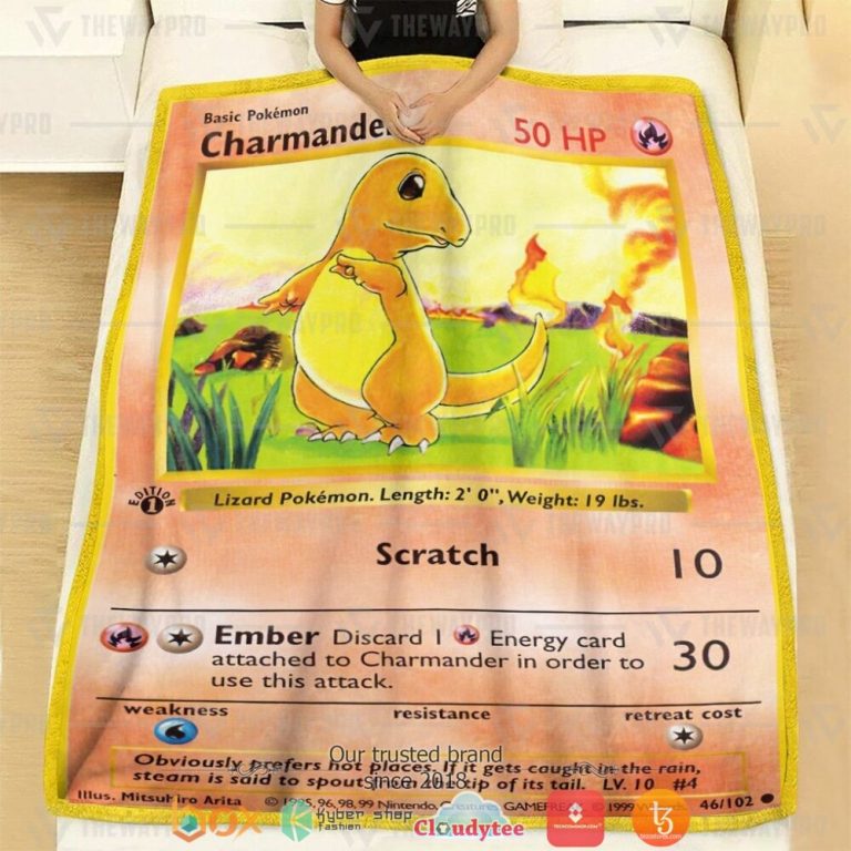 Anime-Pokemon-Charmander-Base-Set-Soft-Blanket-2