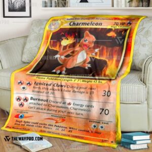 Anime Pokemon Charmeleon Blanket 2
