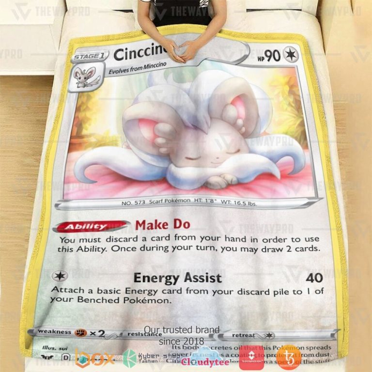 Anime-Pokemon-Cinccino-Soft-Blanket-1
