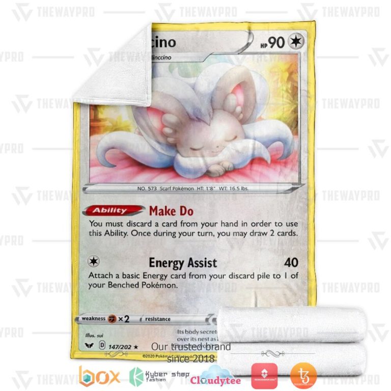 Anime-Pokemon-Cinccino-Soft-Blanket-2