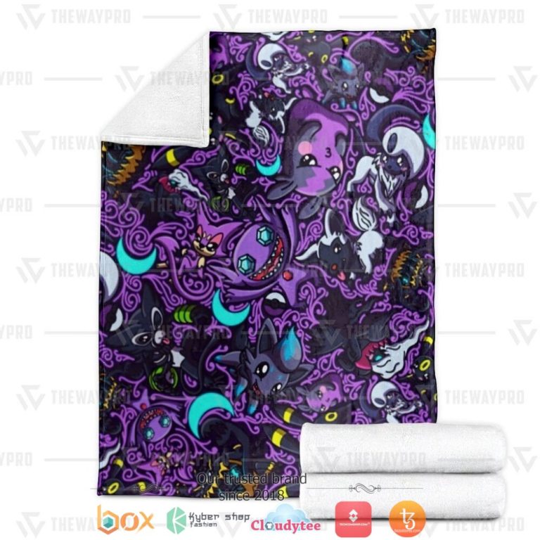 Anime-Pokemon-Dark-Soft-Blanket-2