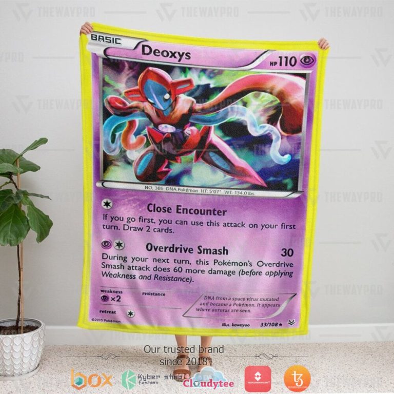 Anime-Pokemon-Deoxys-Cosplay-Soft-Blanket-4