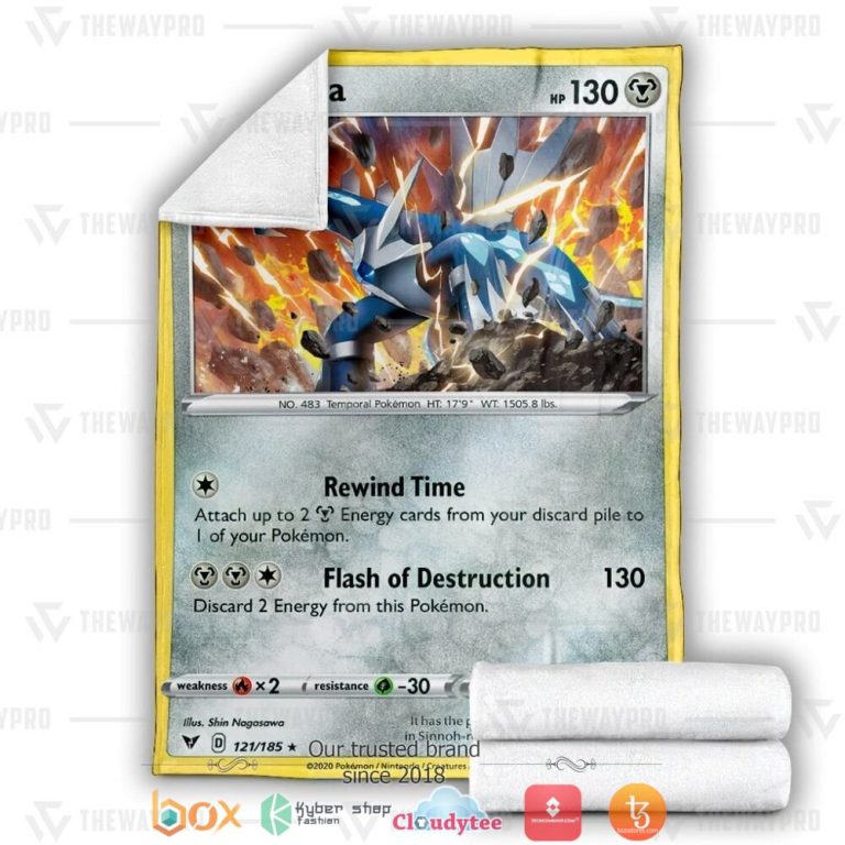Anime-Pokemon-Dialga-Vivid-Voltage-Soft-Blanket-2