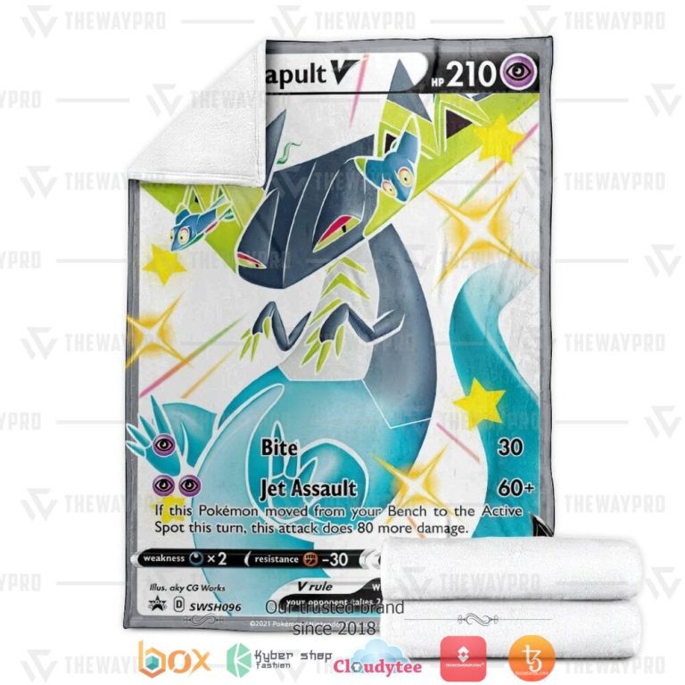 Anime-Pokemon-Dragapult-V-Sword-Shield-Soft-Blanket-3