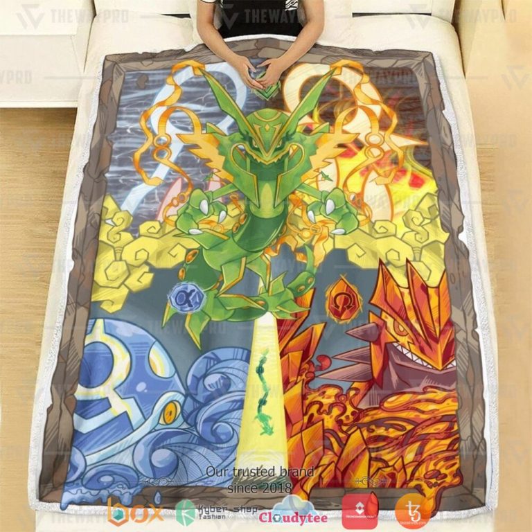 Anime-Pokemon-DragonS-Ascent-M-Rayquaza-P-Groudon-Pkyogre-Soft-Blanket-1