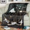 Anime Pokemon Dragonite Cloud Black Soft Blanket