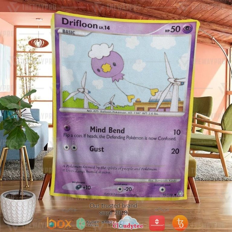 Anime-Pokemon-Drifloon-Legends-Awakened-Soft-Blanket-1