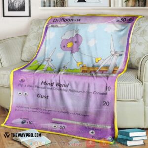 Anime Pokemon Drifloon Legends Awakened Soft Blanket 2