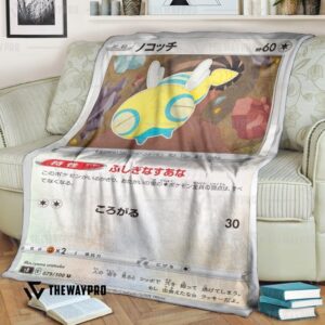 Anime Pokemon Dunsparce Japanese Card Blanket