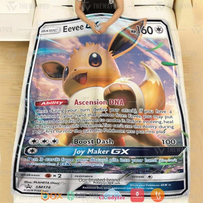 Anime-Pokemon-Eevee-Gx-Sun-Moon-Promos-Soft-Blanket-2