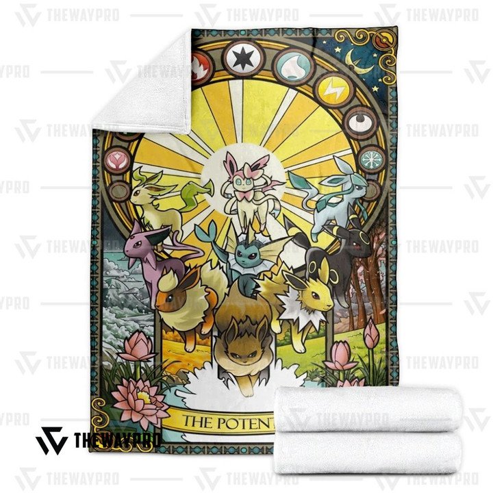 Anime-Pokemon-Eevee-The-Potential-Quilt-Blanket-2