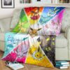 Anime Pokemon Eeveelutions Blanket