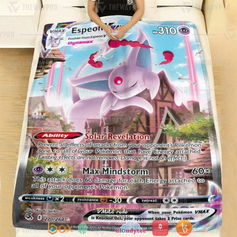 Anime-Pokemon-Espeon-Vmax-Fusion-Strike-Soft-Blanket-1