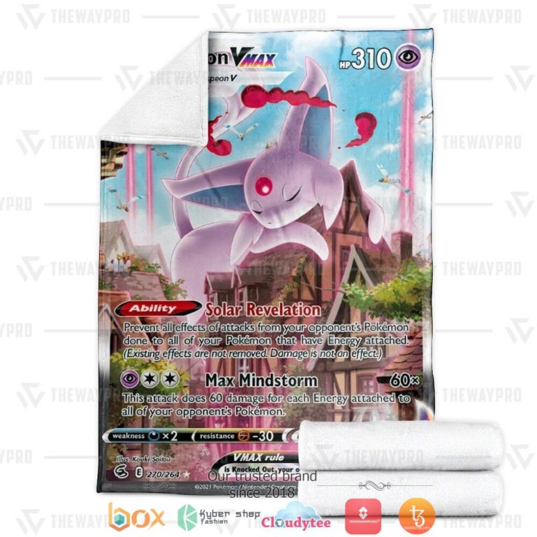 Anime-Pokemon-Espeon-Vmax-Fusion-Strike-Soft-Blanket-2