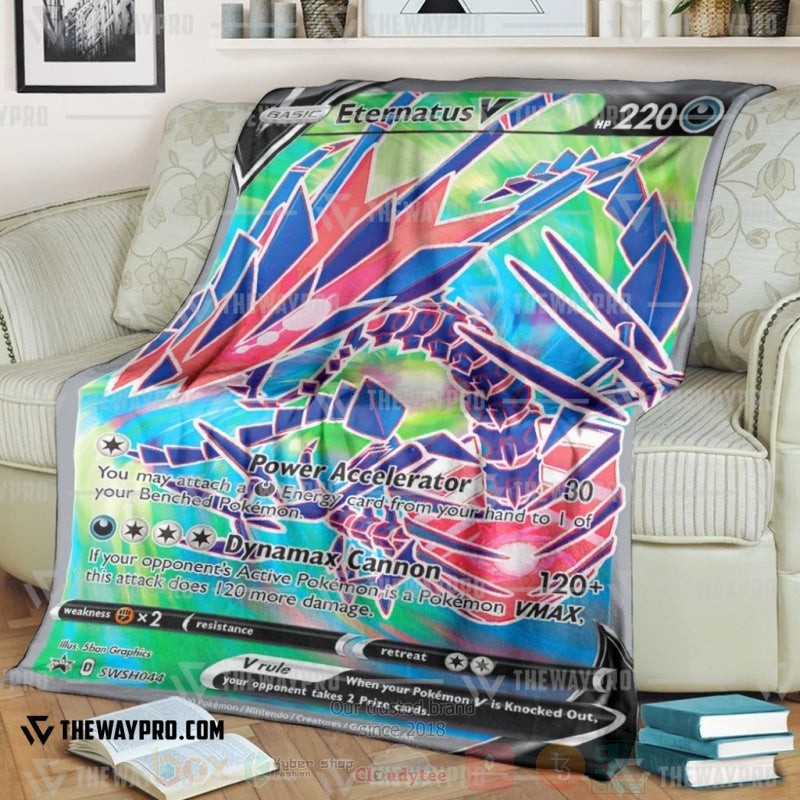 Anime Pokemon Eternatus Blanket Anime Pokemon Eternatus Blanket