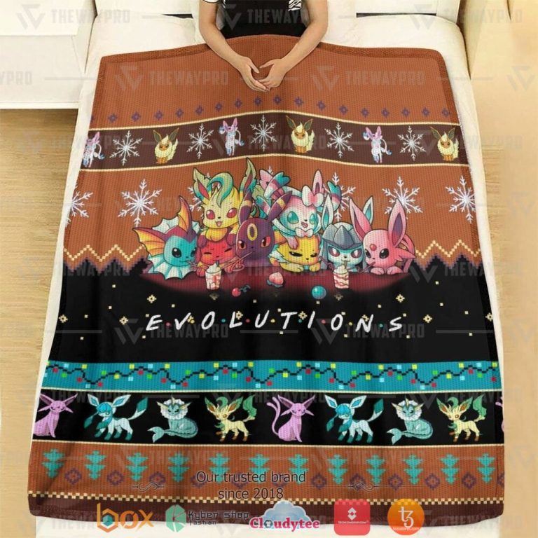 Anime-Pokemon-Evolutions-Soft-Blanket-1