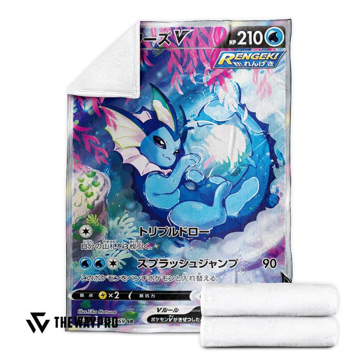 Anime-Pokemon-Evovling-Skies-Vaporeon-Alternate-Quilt-Blanket-3