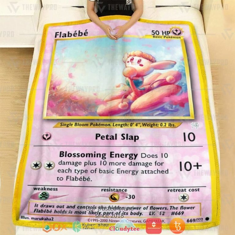Anime-Pokemon-Flabebe-Soft-Blanket-1