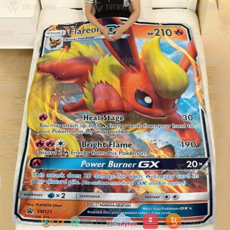 Anime-Pokemon-Flareon-Gx-Soft-Blanket-1