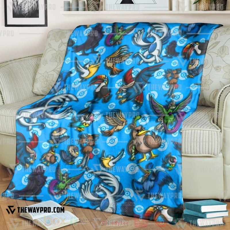 Anime Pokemon Flying Custim Blanket Anime Pokemon Flying Custim Blanket