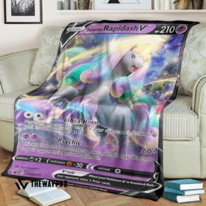 Anime Pokemon Galarian Rapidash Blanket