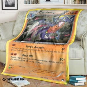 Anime Pokemon Garchomp Breakpoint Blanket
