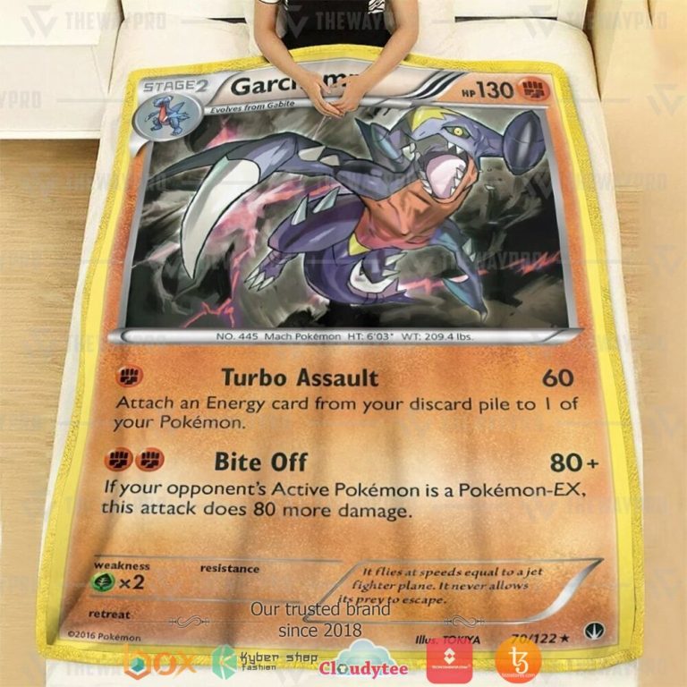 Anime-Pokemon-Garchomp-Breakpoint-Soft-Blanket-1