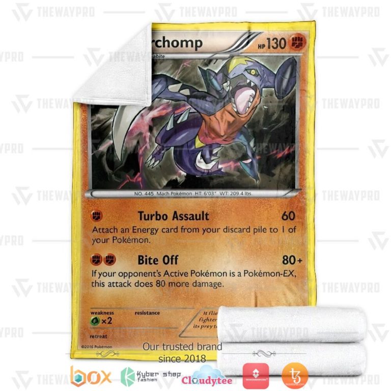 Anime-Pokemon-Garchomp-Breakpoint-Soft-Blanket-2