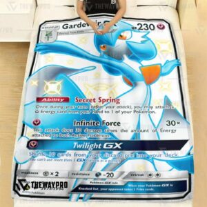 Anime Pokemon Gardevoir Custom Soft Blanket