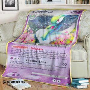 Anime Pokemon Gardevoir Secret Wonders Blanket