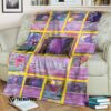 Anime Pokemon Gengar Cards Version 2 Blanket