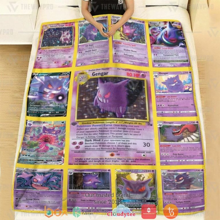 Anime-Pokemon-Gengar-Cards-Version-2-Soft-Blanket-2