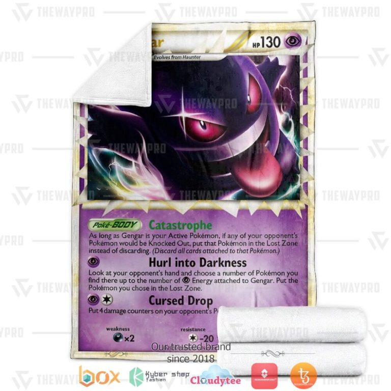 Anime-Pokemon-Gengar-Triumphant-Soft-Blanket-3