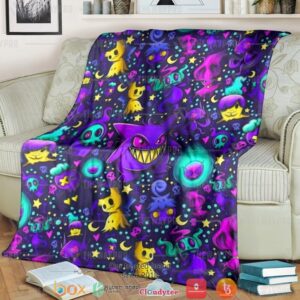 Anime Pokemon Ghost Soft Blanket 2