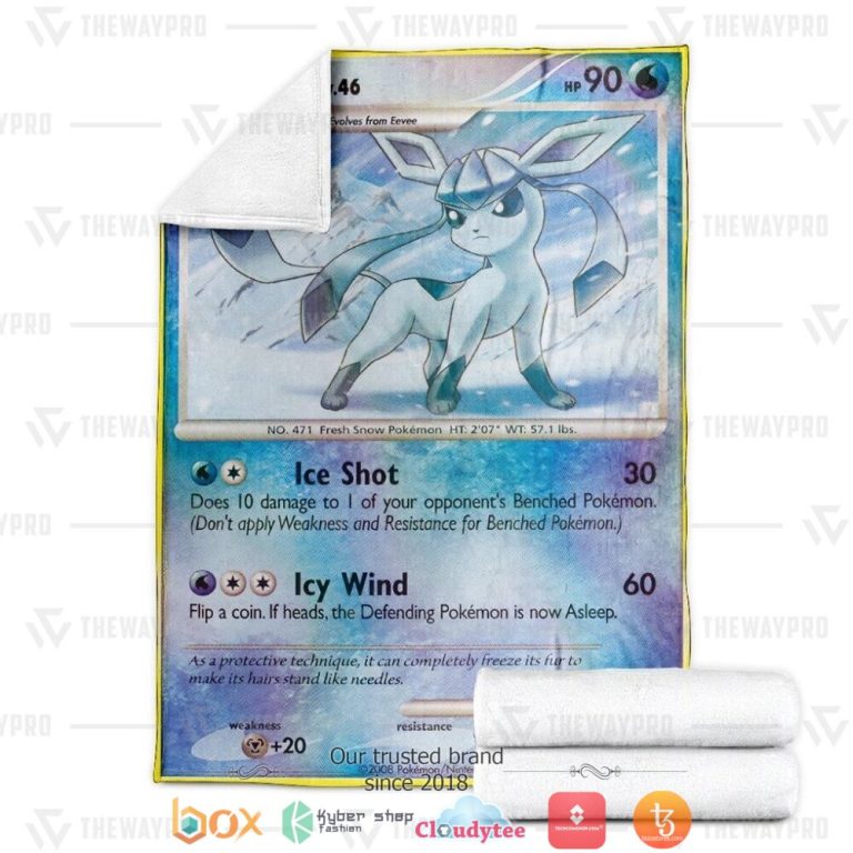 Anime-Pokemon-Glaceon-Majestic-Dawn-Soft-Blanket-3