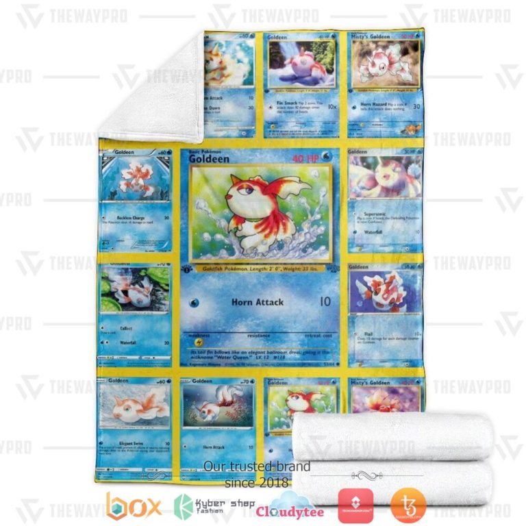 Anime-Pokemon-Goldeen-Soft-Blanket-3